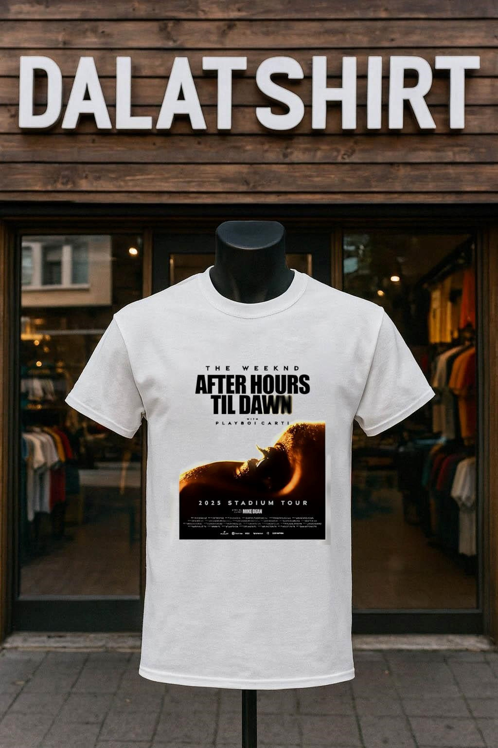 The Weeknd Stadium Tour 2025 Poster After Hours Til Dawn From May 9th To September 3rd Classic shirt