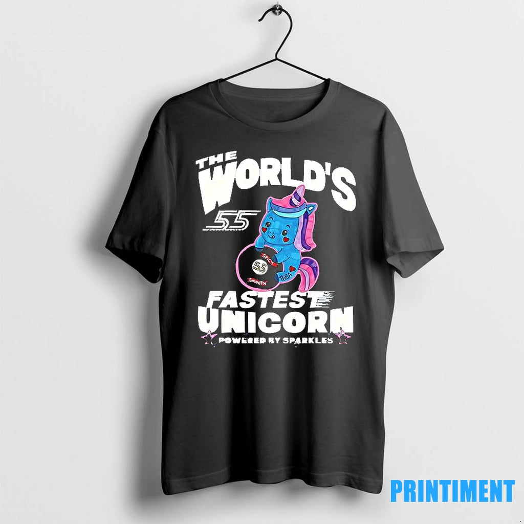 The Worlds Fastest Unicorn Powered By Sparkles Tshirts Sweater