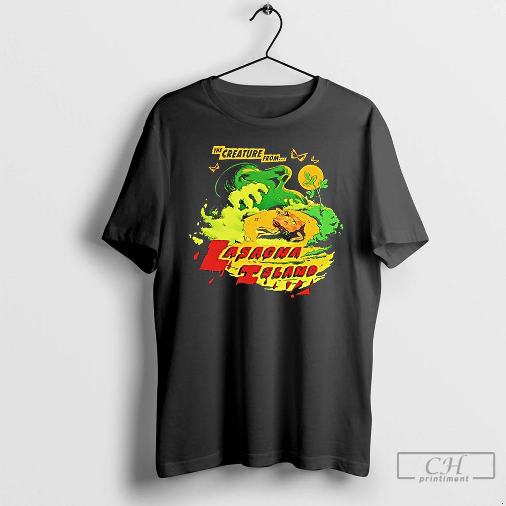 The Creature From Lasagna Island T Shirts