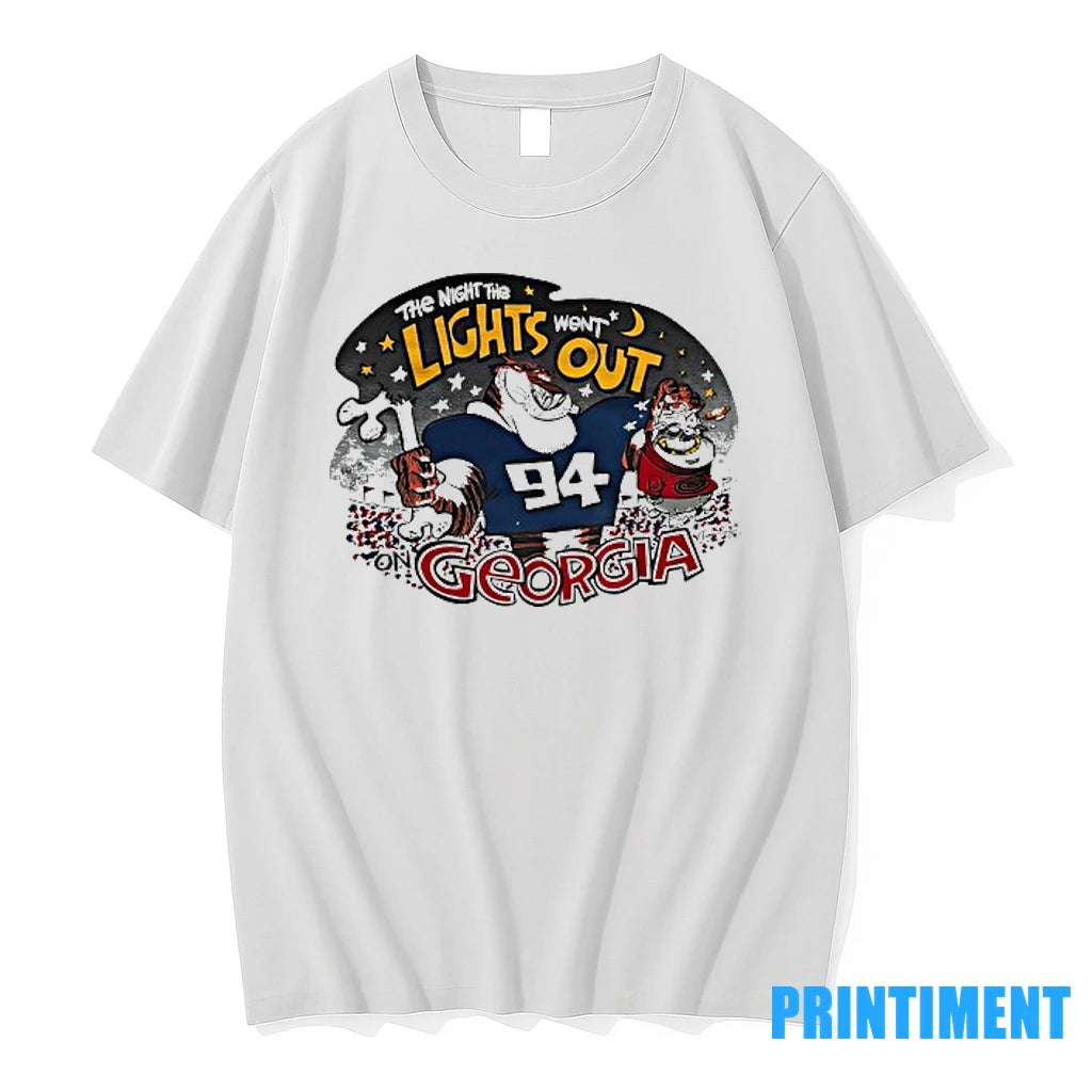 The Night The Lights Went Out Auburn Tigers Vs Georgia Bulldogs Tshirts Sweater
