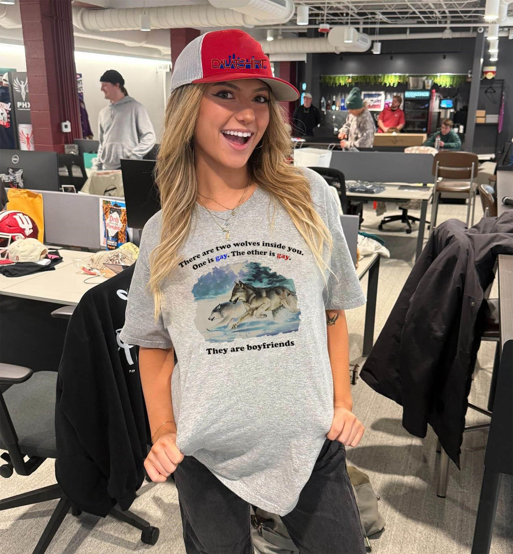 There Are Two Wolves Inside You They Are Boyfriends shirt