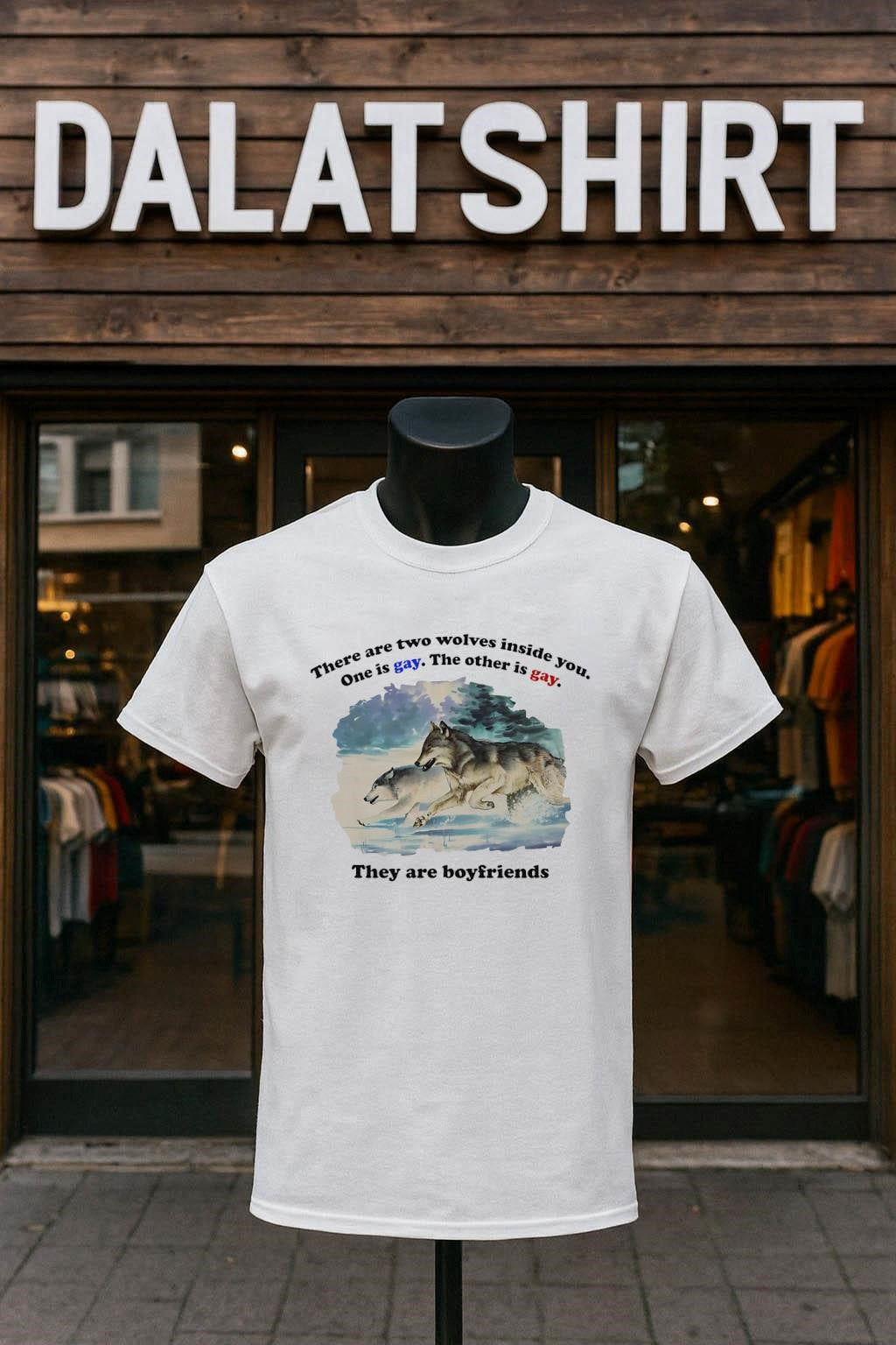 There Are Two Wolves Inside You They Are Boyfriends shirt