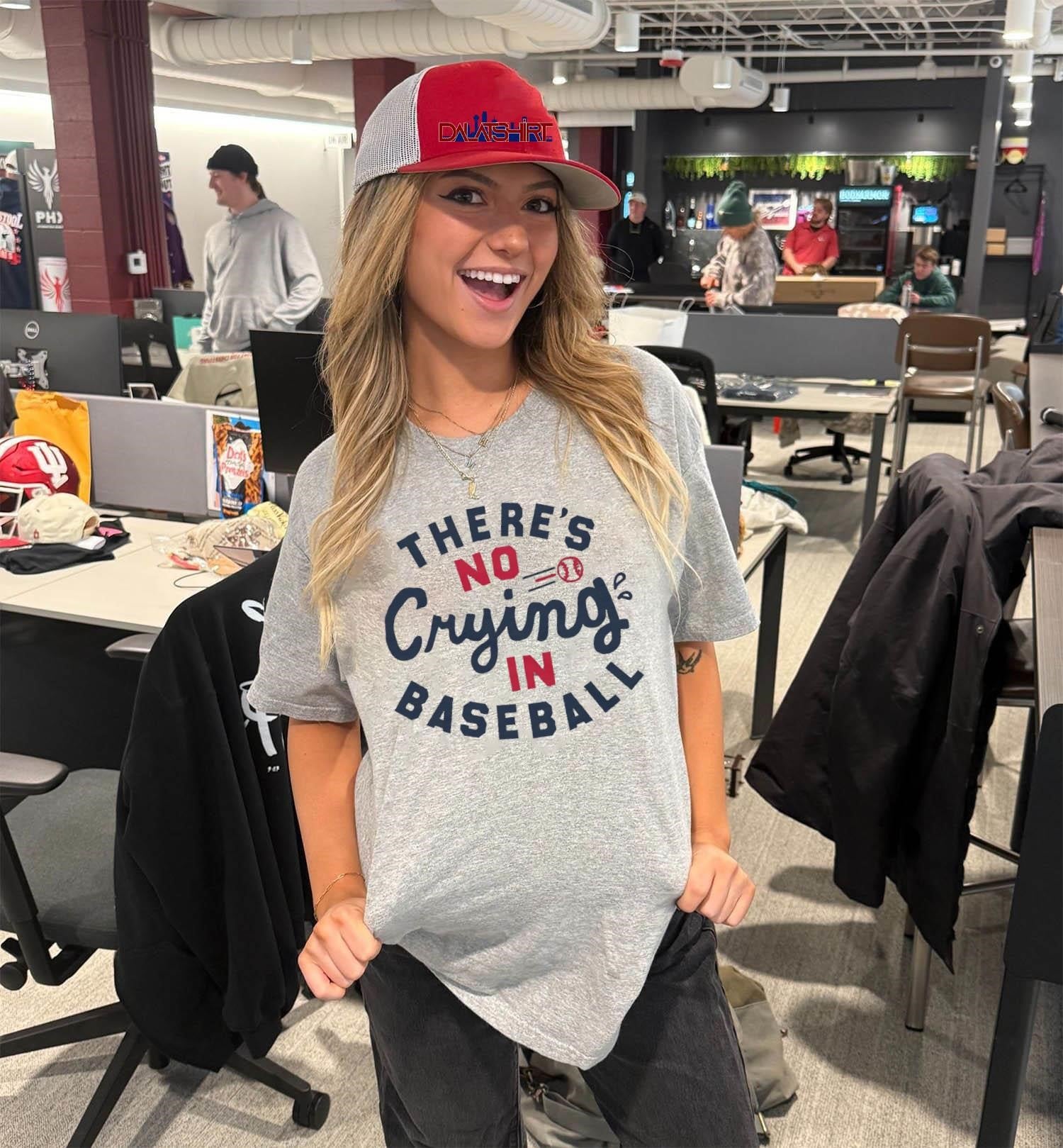 There’s No Crying in Baseball with Flying Red Ball shirt