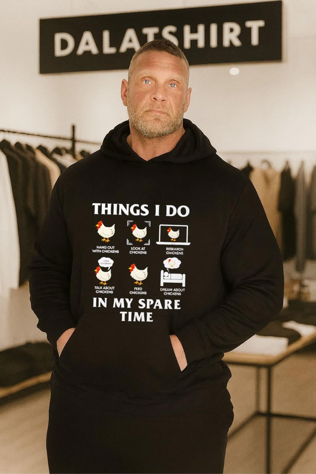 Things I Do in My Spare Time Chicken Lover Funny shirt