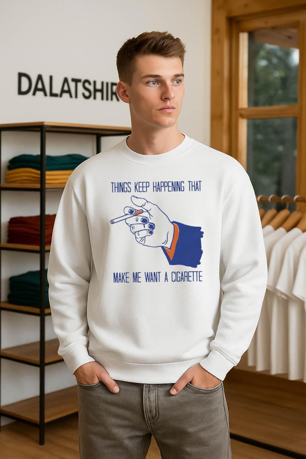 Things Keep Happening That Make Me Want A Cigarette shirt