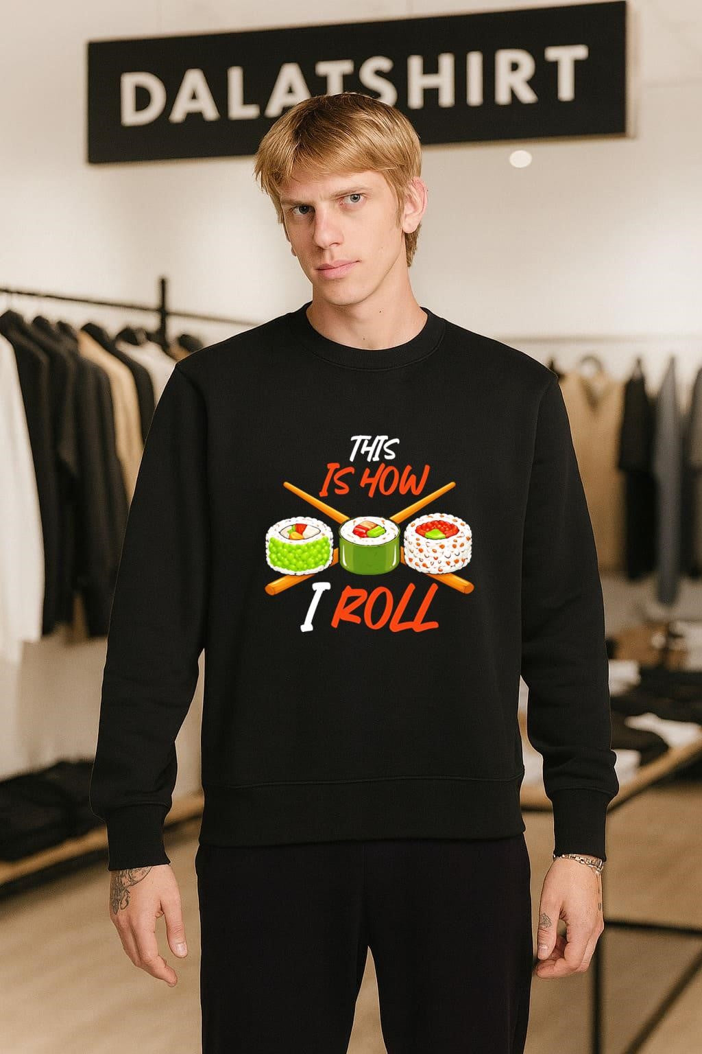 This Is How I Roll Sushi Rolls And Chopsticks shirt