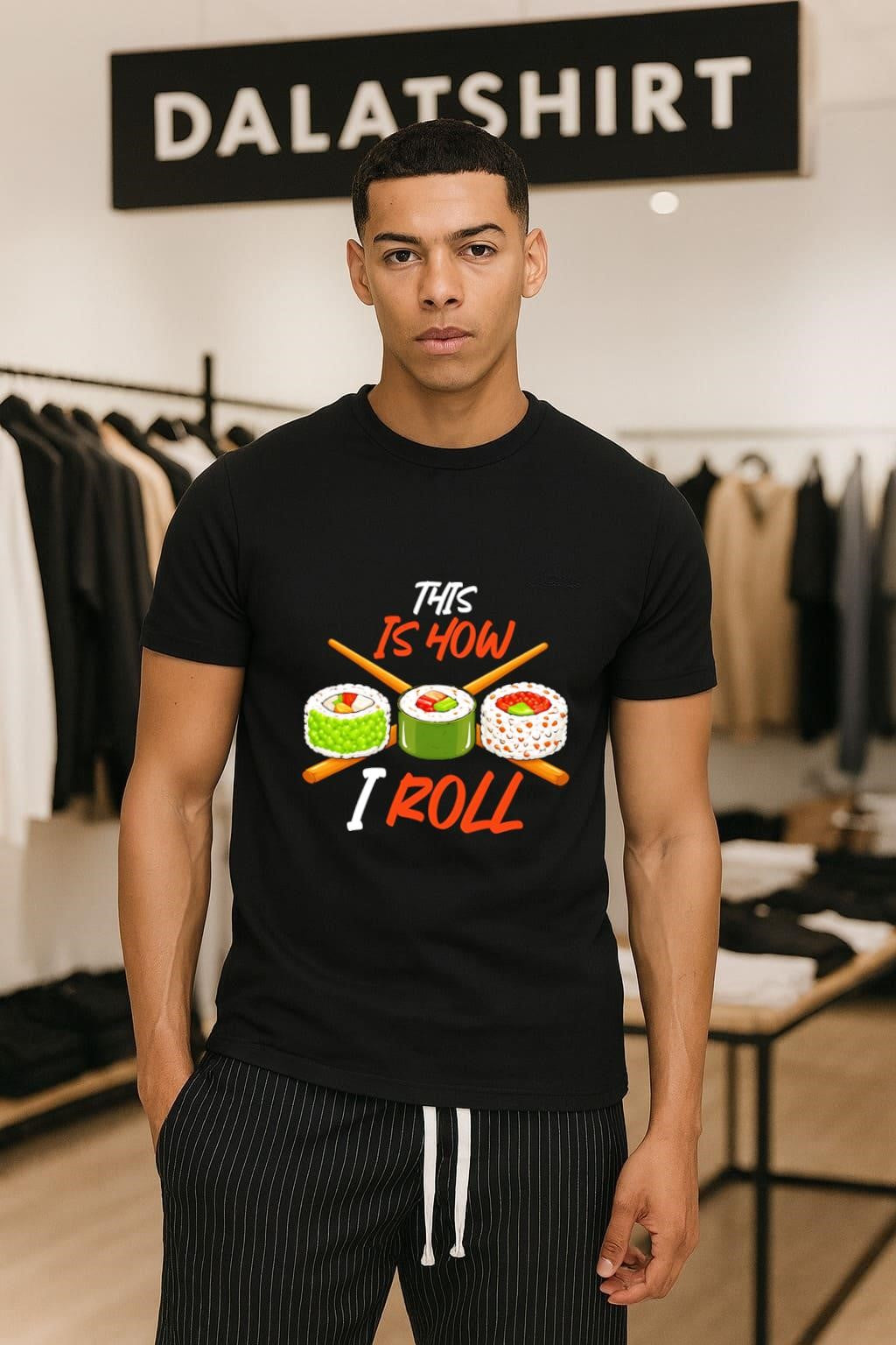 This Is How I Roll Sushi Rolls And Chopsticks shirt