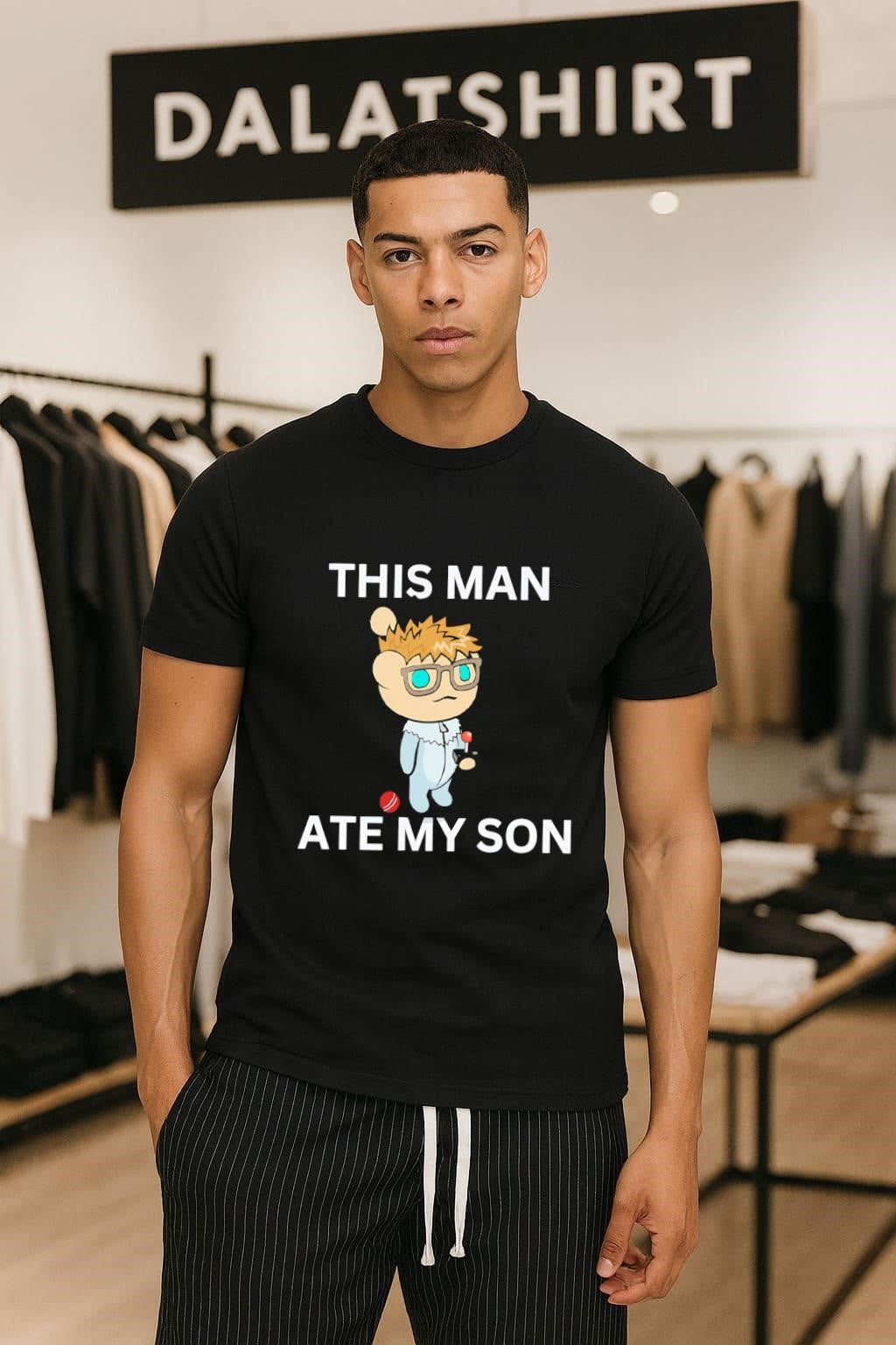 This Man Ate My Son Reddit Snoo character shirt