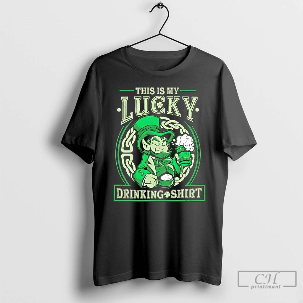 This Is My Lucky Drinking T Shirts