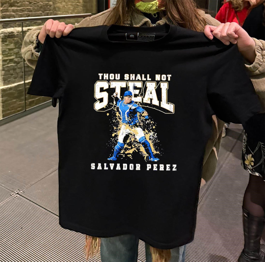 Thou Shall Not Steal Salvador Perez Kansas City Catcher shirt