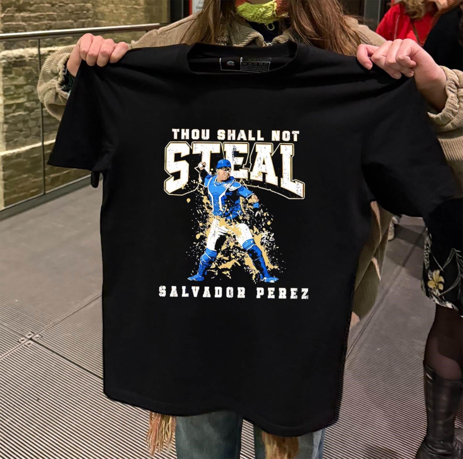 Thou Shall Not Steal Salvador Perez Kansas City Catcher shirt