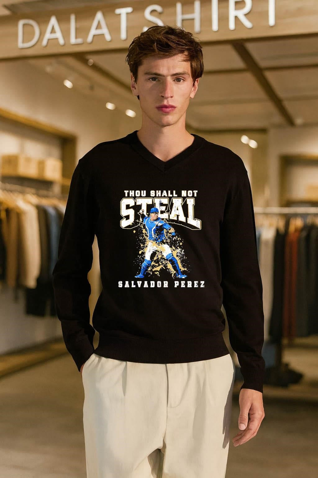 Thou Shall Not Steal Salvador Perez Kansas City Catcher shirt