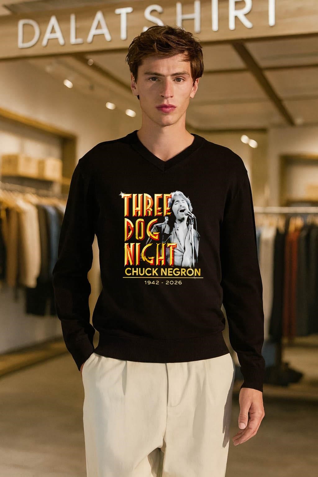 Three Dog Night Chuck Negron 1942 To 2026 Memorial Tribute shirt