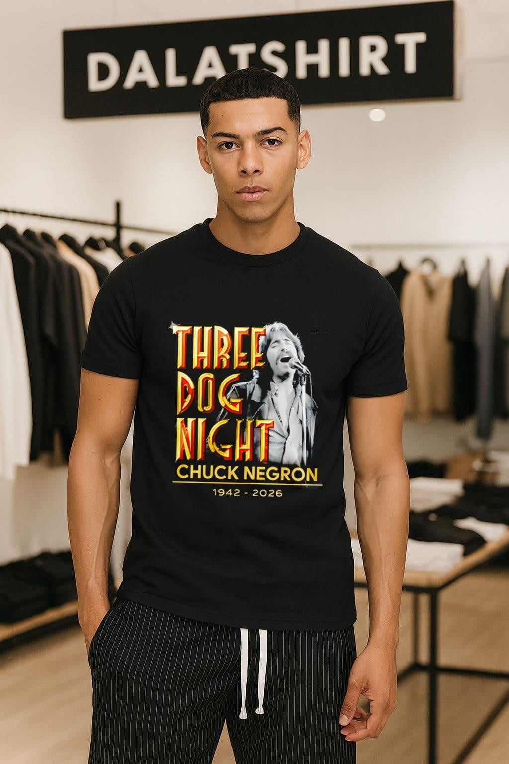 Three Dog Night Chuck Negron 1942 To 2026 Memorial Tribute shirt