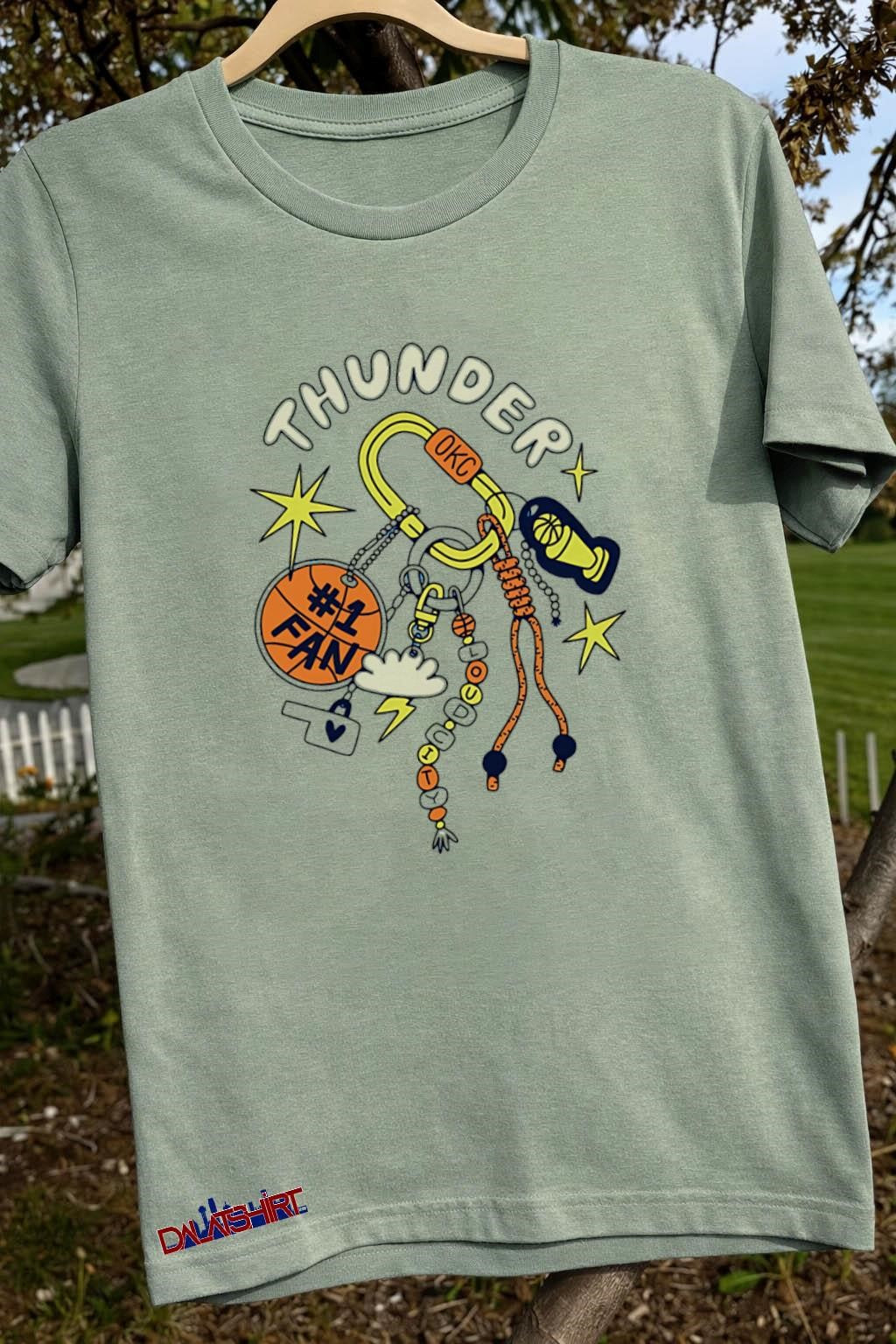 Thunder OKC #1 Fan Loud City Basketball shirt