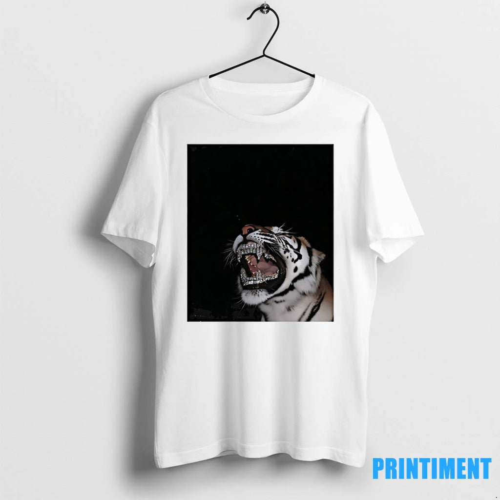 Tiger With Diamond Grillz Tshirts Sweater