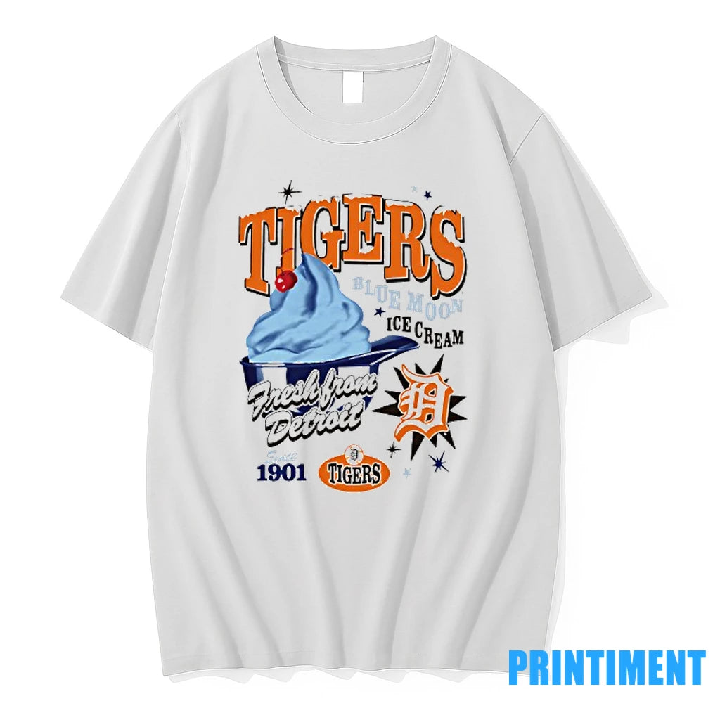 Tigers Blue Moon Ice Cream Fresh From Detroit Tigers Since 1901 Tshirts Sweater