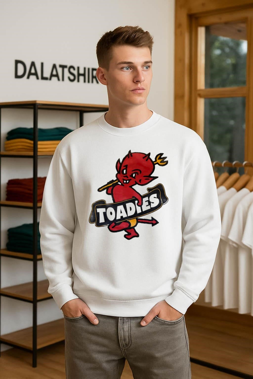 Toadies Possum Kingdom Red Devil Pitchfork Logo shirt