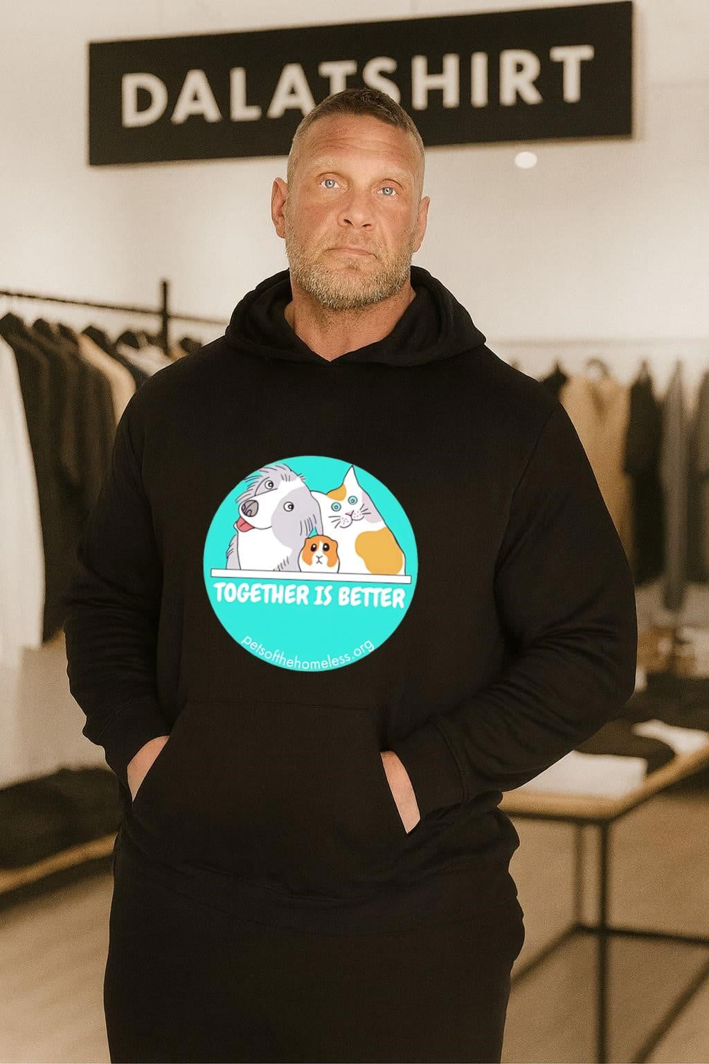 Together Is Better Dog Cat Guinea Pig Pets Of The Homeless shirt