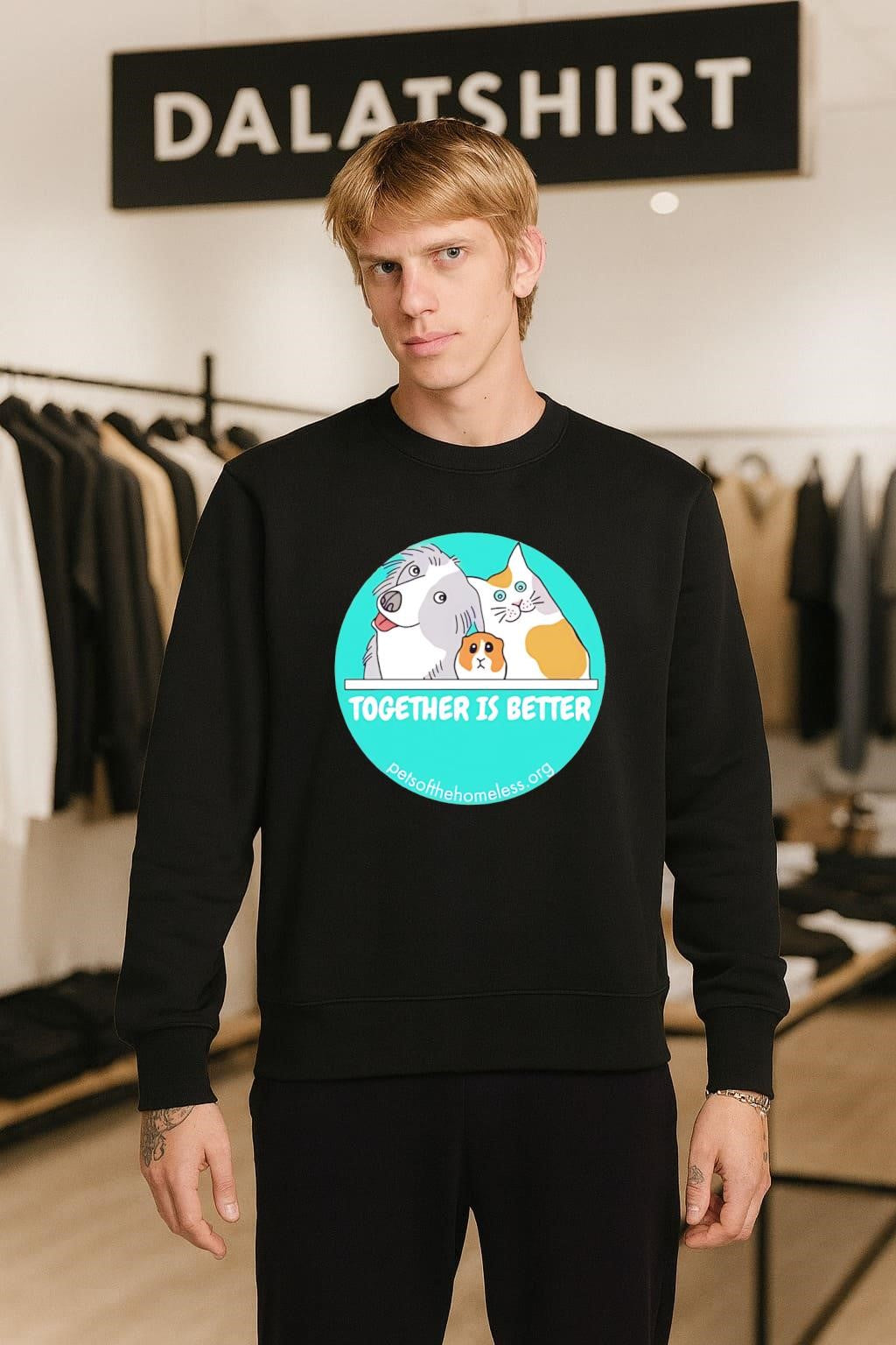 Together Is Better Dog Cat Guinea Pig Pets Of The Homeless shirt