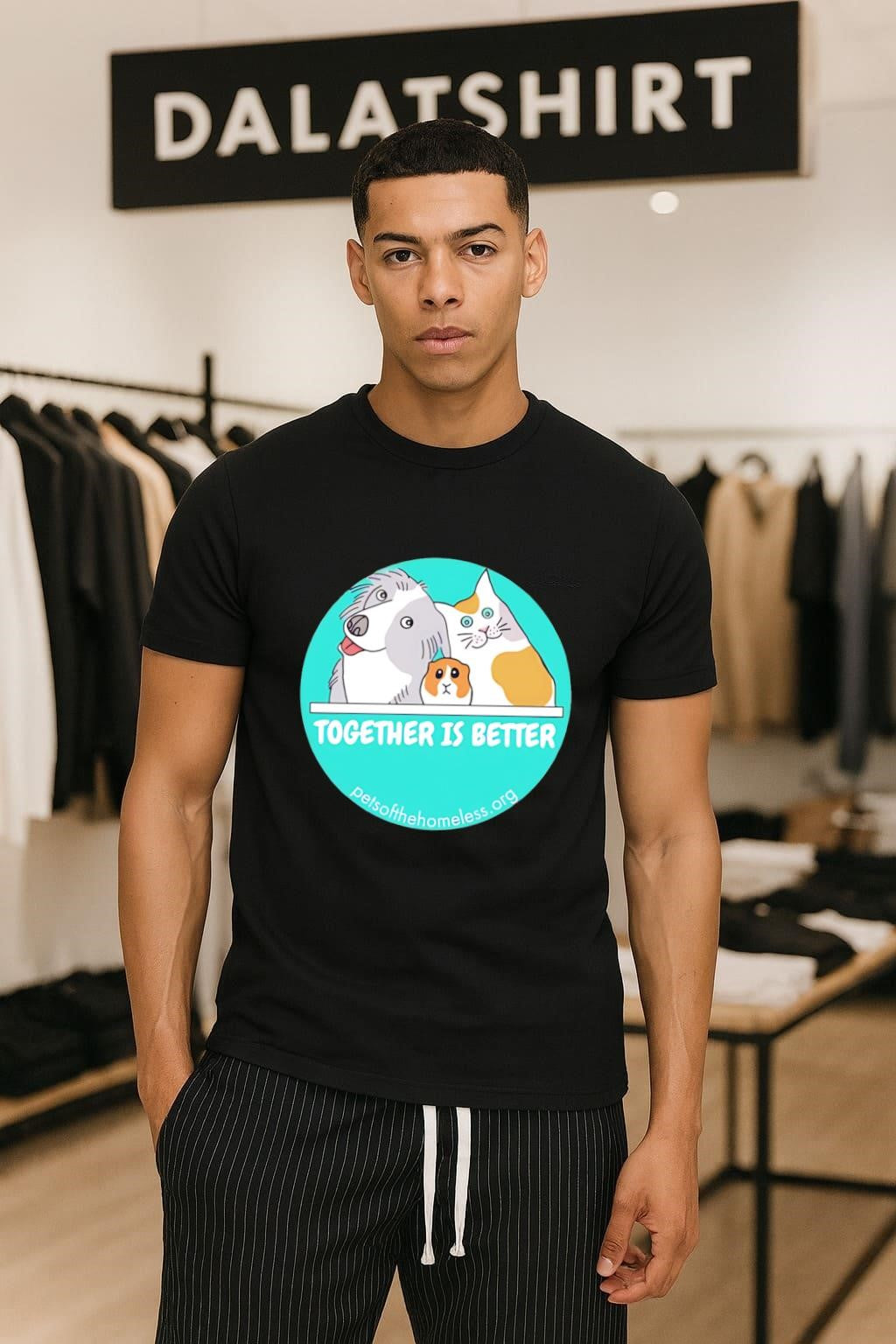 Together Is Better Dog Cat Guinea Pig Pets Of The Homeless shirt