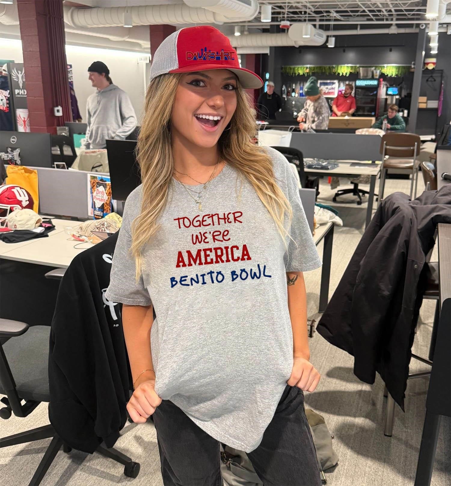 Together We’re America Benito Bowl Red White Blue shirt