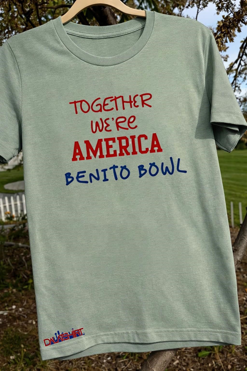 Together We’re America Benito Bowl Red White Blue shirt