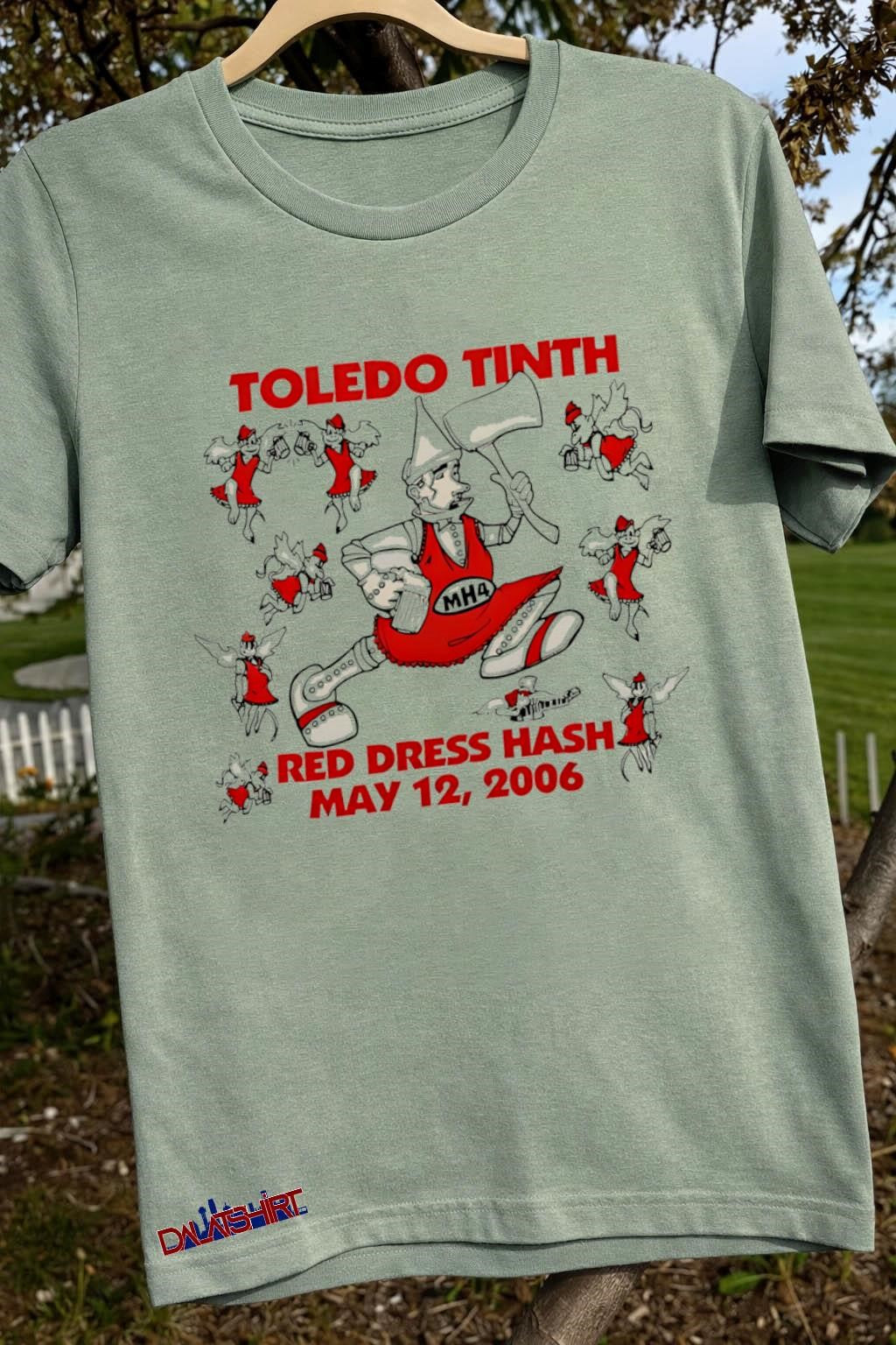 Toledo Tinth Red Dress Hash May 12 2006 shirt