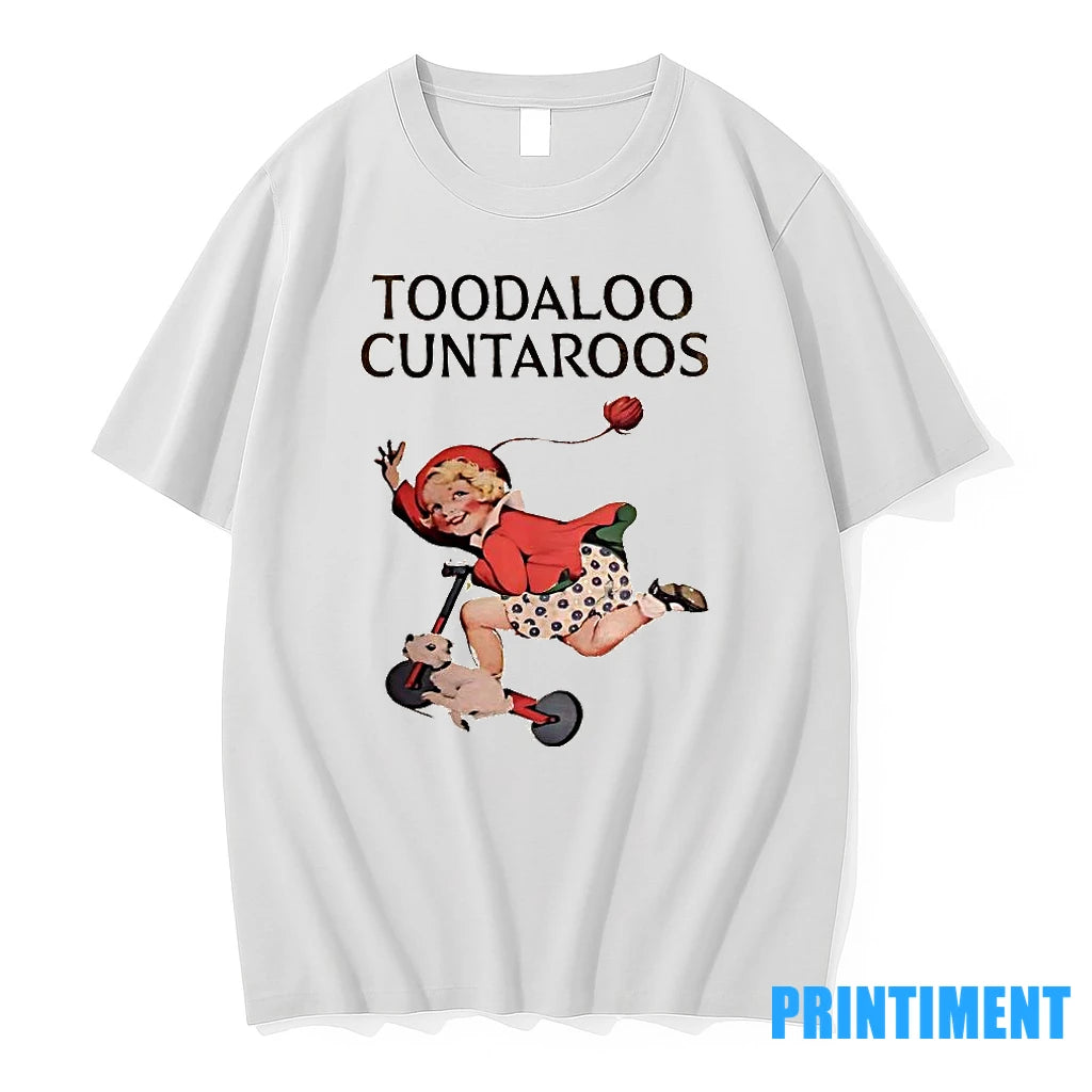 Toodaloo Cuntaroos A Little Girl Riding A Scooter With A Dog Tshirts Sweater