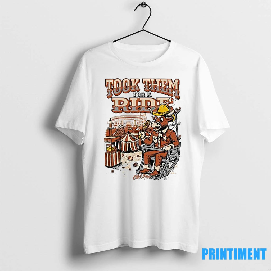 Took Them For A Ride Texas Longhorns Tshirts Sweater