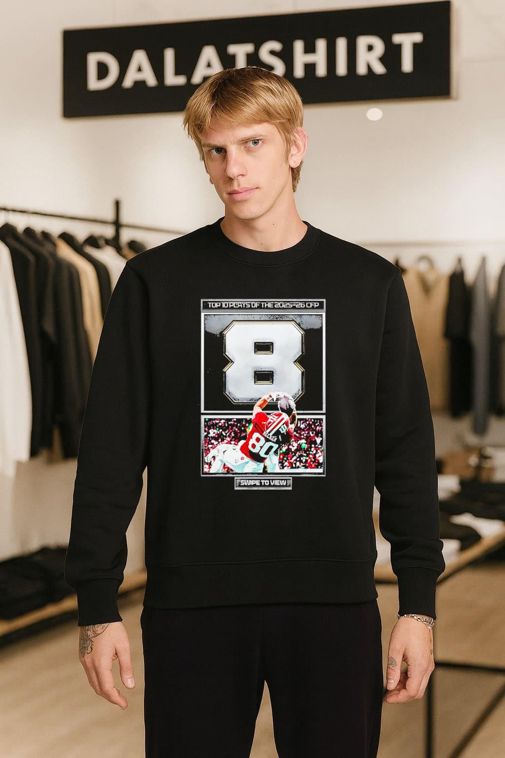 10 Plays of the 2025-26 CFP number 8 football shirt