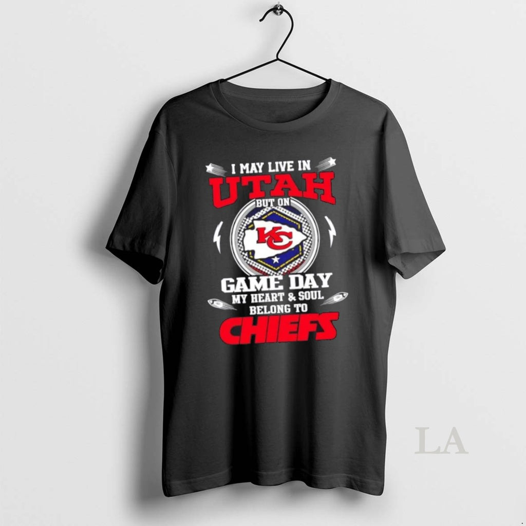 Top I May Live In Utah But On Game Day My Heart And Soul Belongs