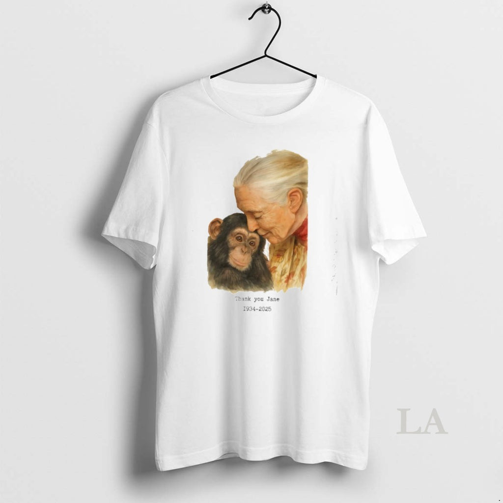 Top Jane Goodall Thank You Jane 1934 2025