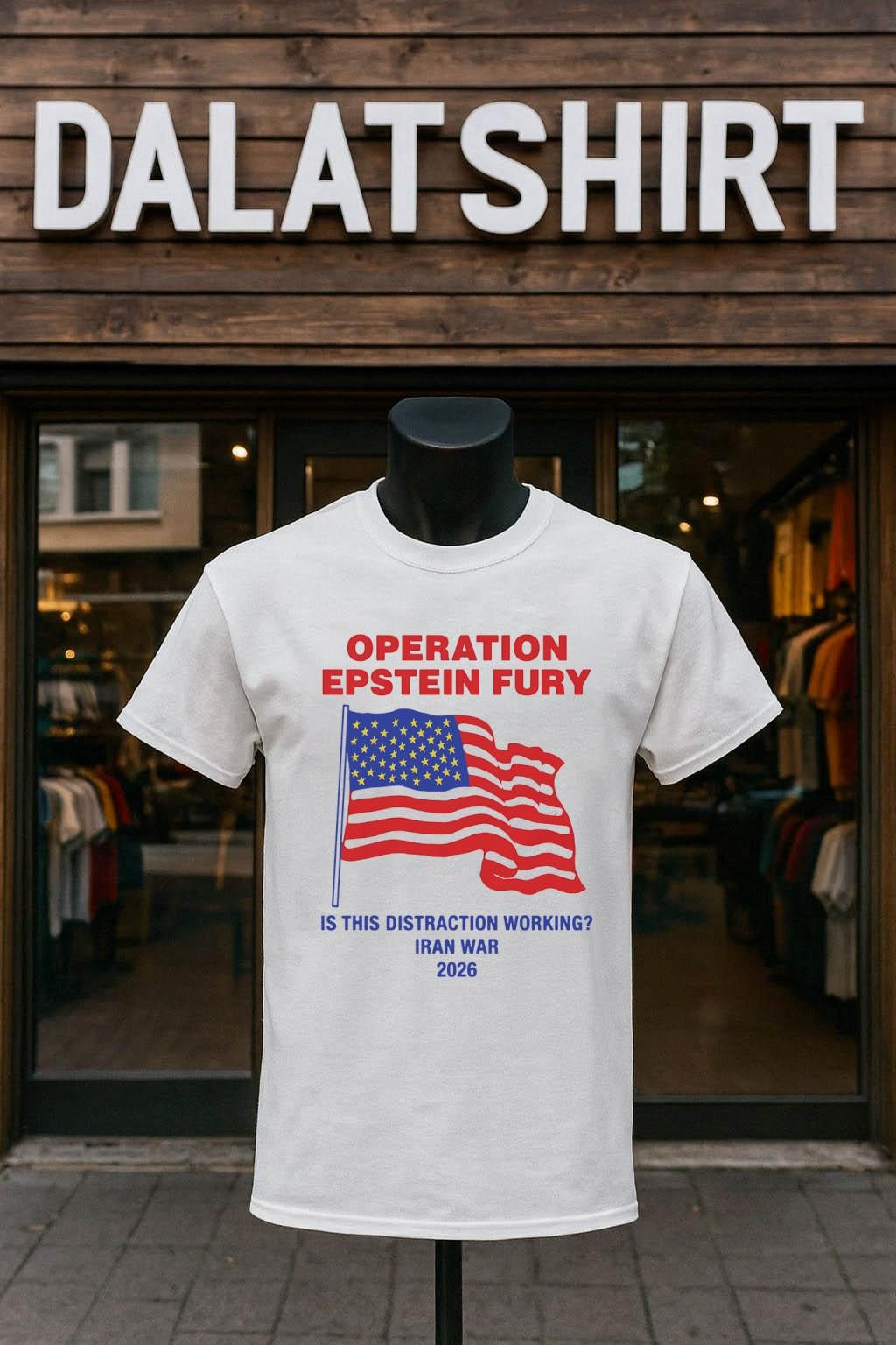 Operation Epstein Fury Is This Distraction Working USA flag shirt