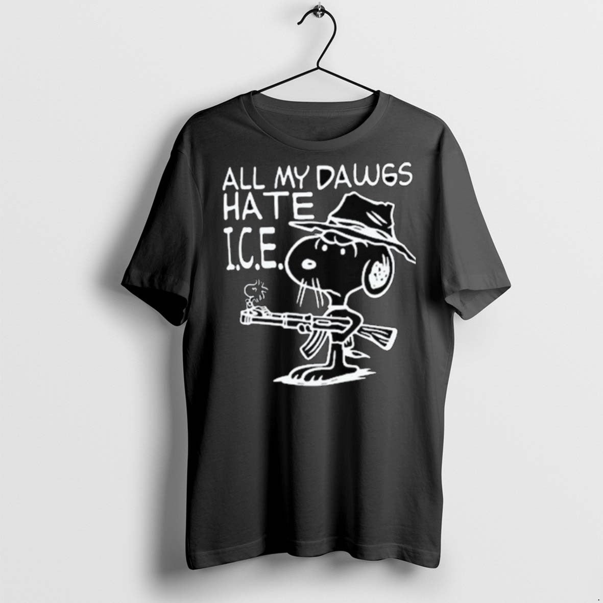 Premium All My Dawgs Hate Ice Long Sleve T Shirts