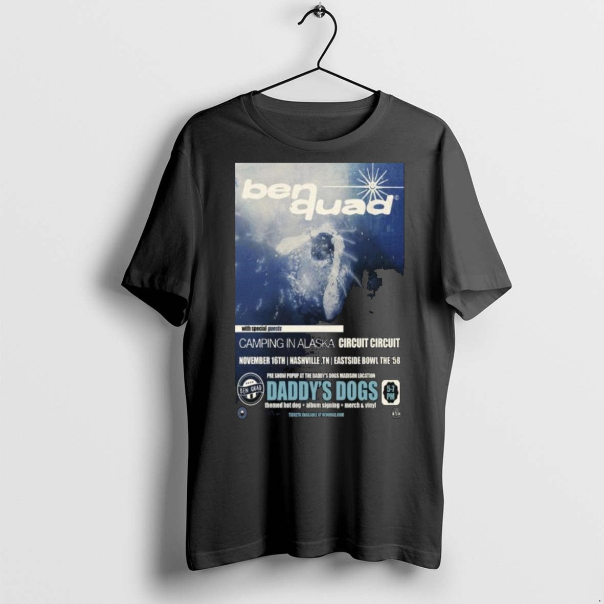 Premium Ben Quad Nashville Tn November 16 2025 Concert Long Sleve T Shirts