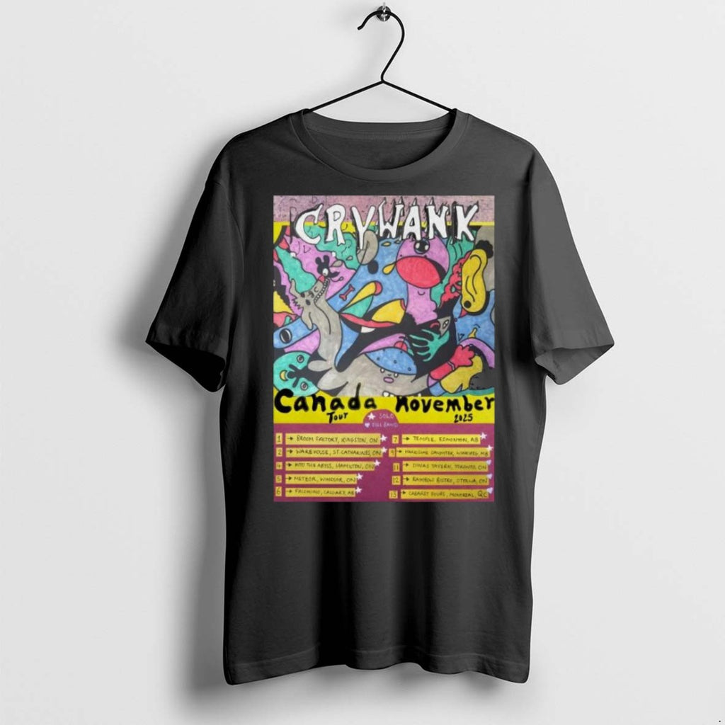 Premium Crywank Tour Canada November 2025 Long Sleve T Shirts