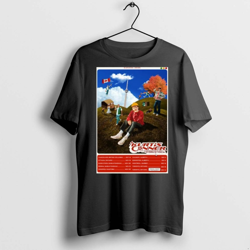 Top Premium Kurtis Conner The Goodfellow World Tour Canada Tour 2025 Long Sleve T Shirts