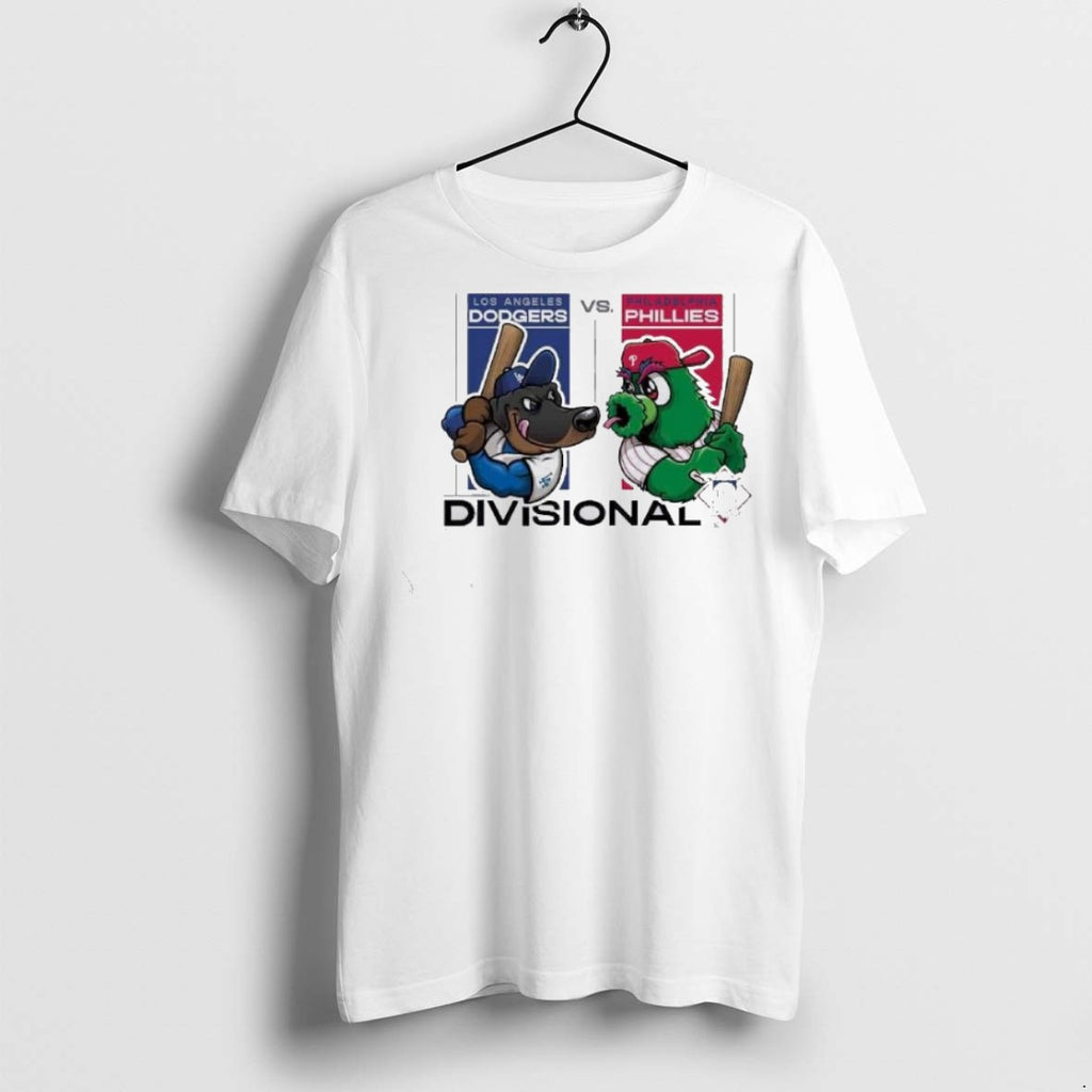 Top Premium Los Angeles Dodgers Vs Philadelphia Phillies 2025 Alds Mascot Matchup Mlb Merchandise