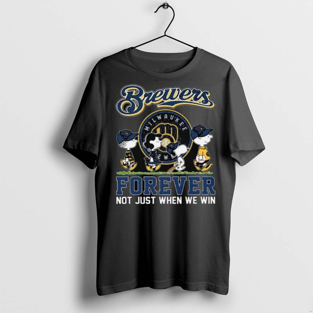 Top Premium Peanut X Milwaukee Brewers 2025 Postseason Forever Not Just When We Win Long