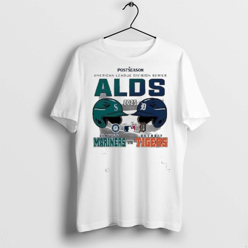 Top Premium Seattle Mariners Vs Detroit Tigers 2025 Alds American League Division Series Helmet Matchup