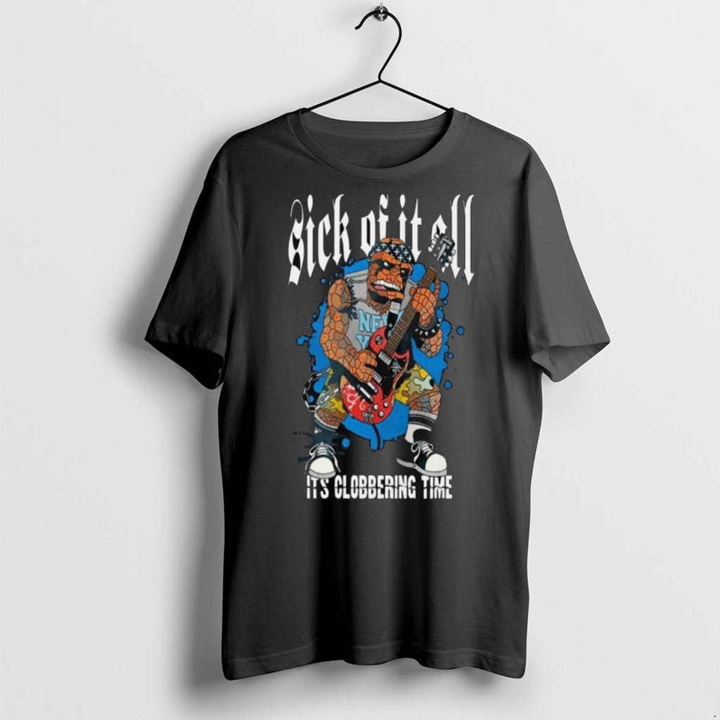 Premium Sick Of It All Its Clobbering Time Long Sleve T Shirts