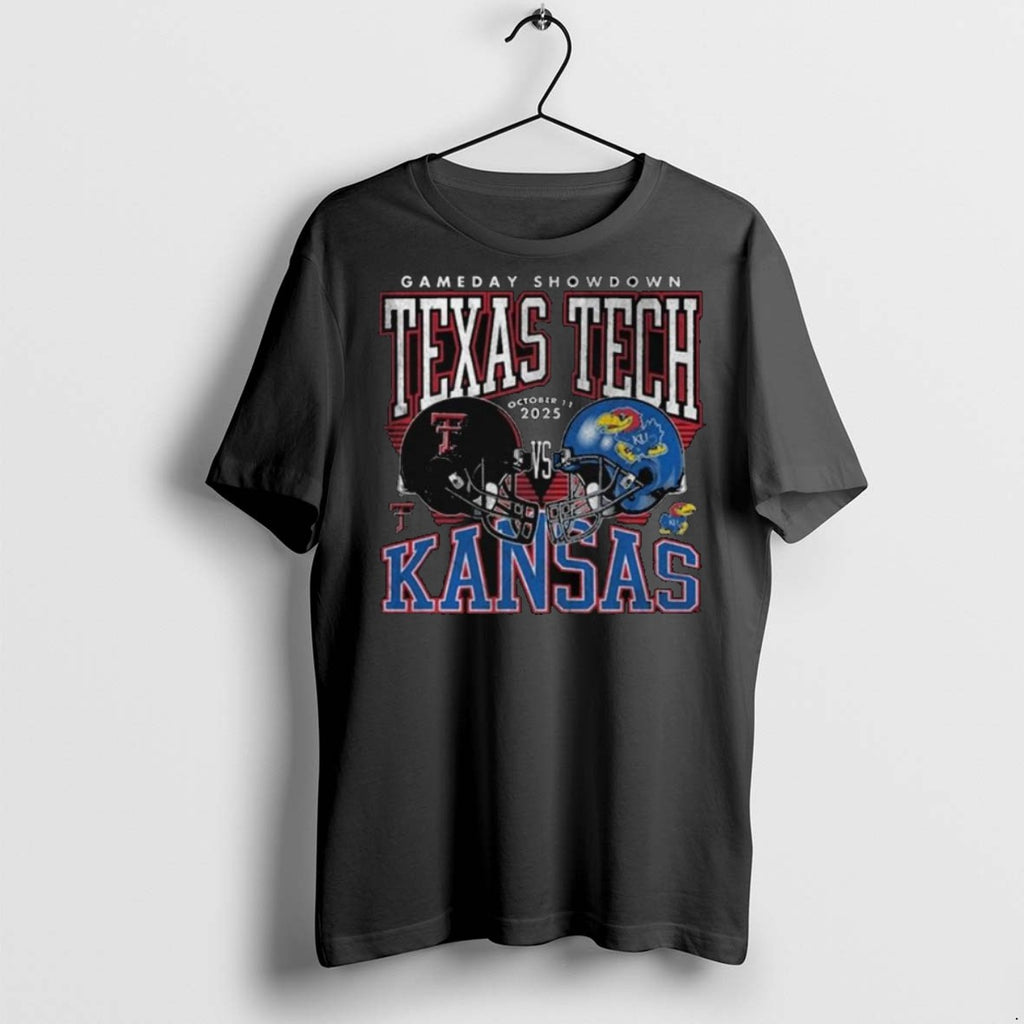 Top Premium Texas Tech Red Raiders Vs Kansas Jayhawks 2025 Gameday Showdown Long Sleve
