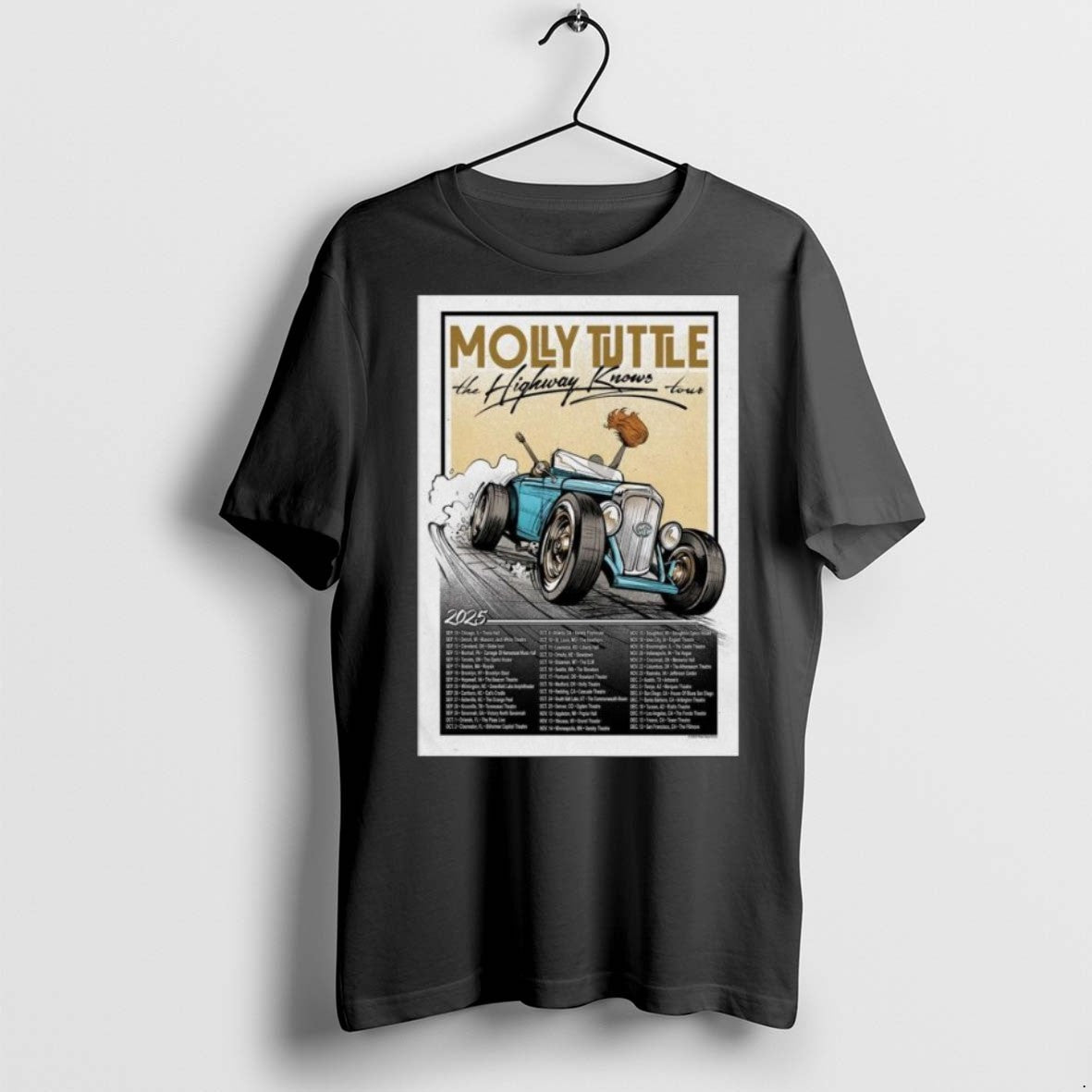 Premium The Highway Knows Tour 2025 Molly Tuttle Long Sleve T Shirts