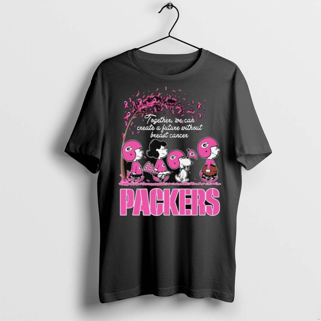 Top Premium The Peanuts X Green Bay Packers Together We Can Create A Future Without