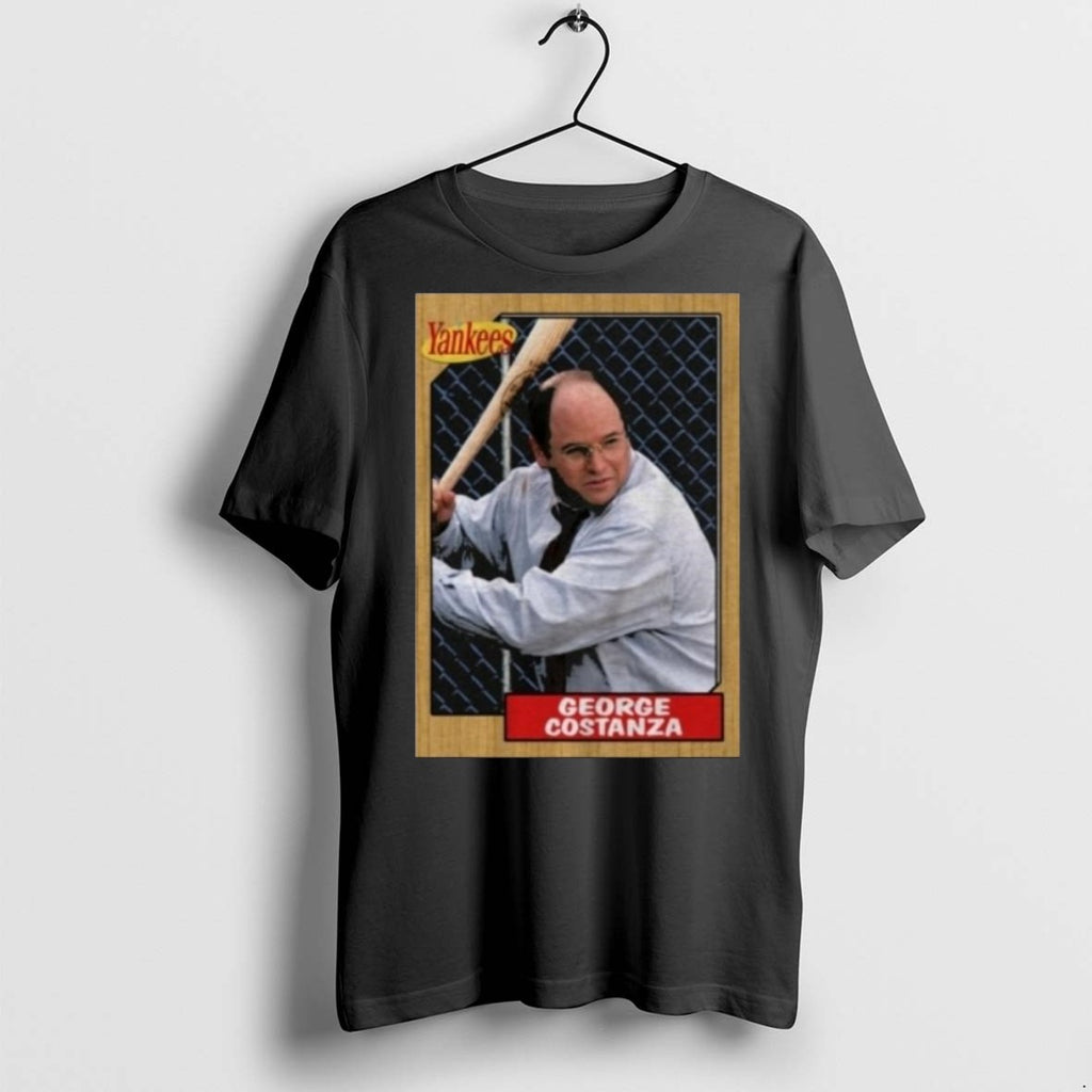Premium The Yankee Costanza Baseball Card Long Sleve T Shirts