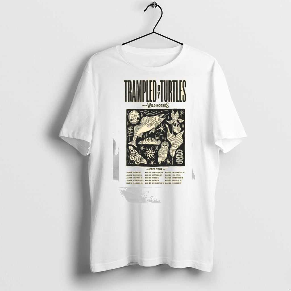 Premium Trampled By Turtles With Wild Horses 2026 Tour T Shirts