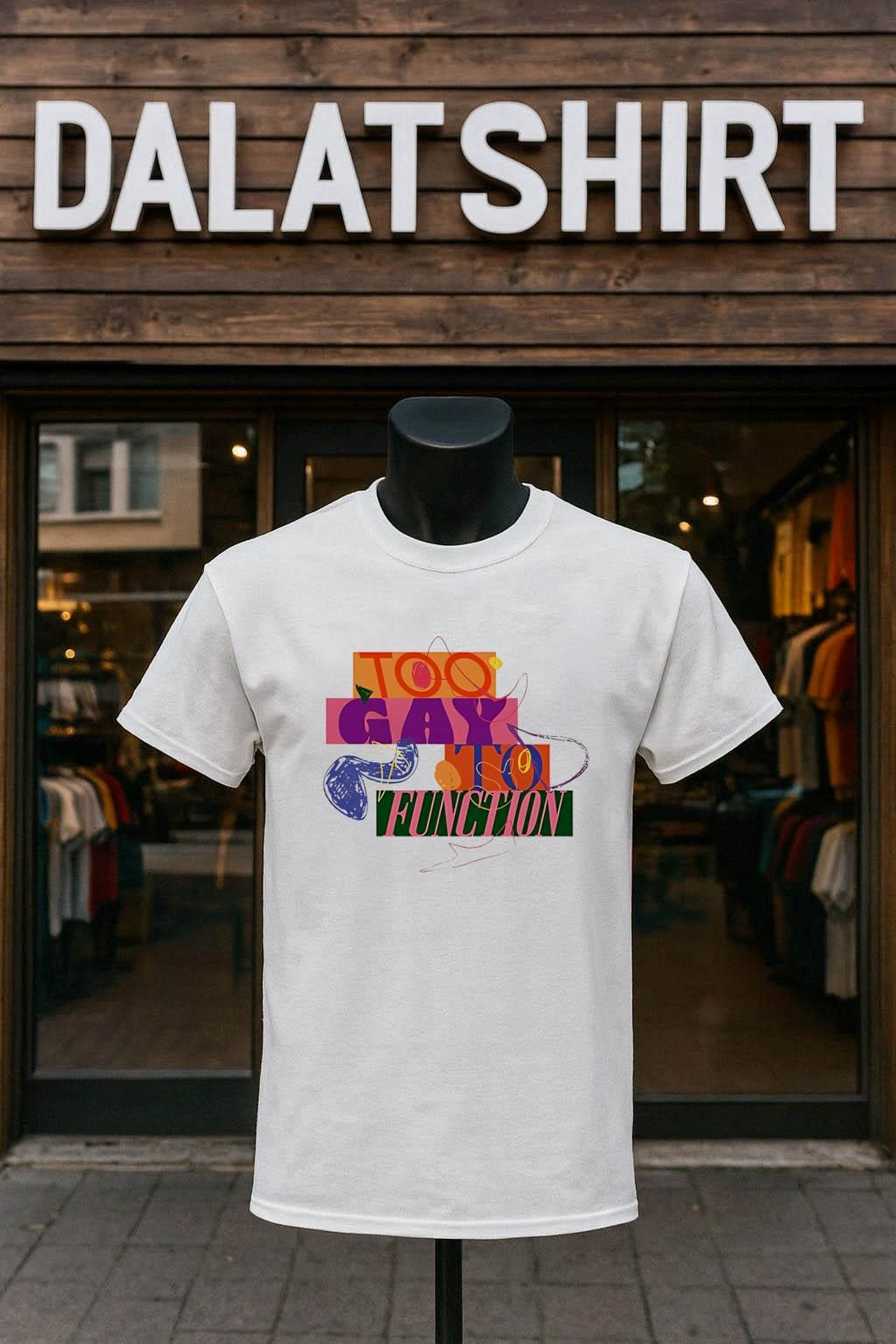 Too Gay To Function shirt