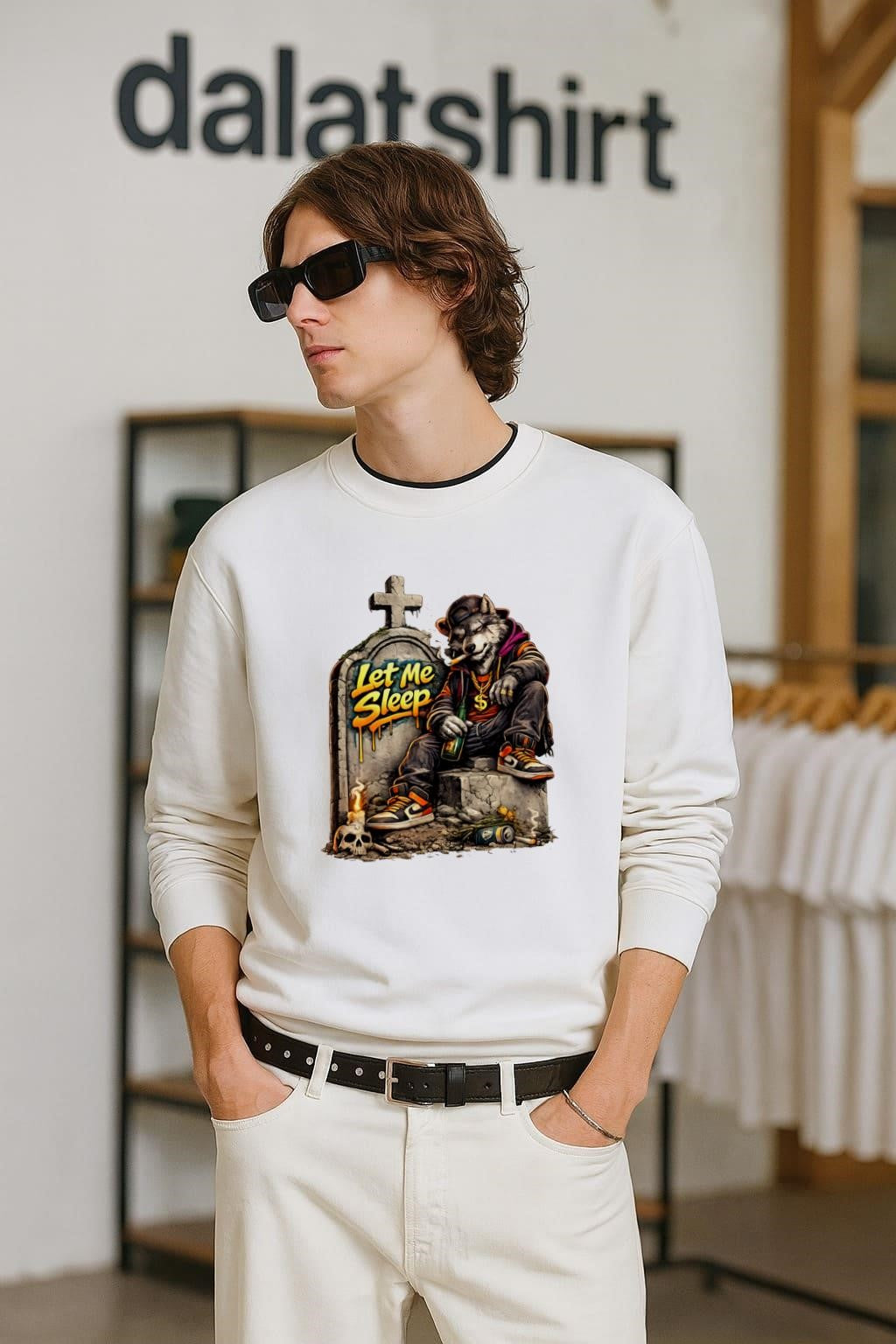 Wolf let me Sleep shirt