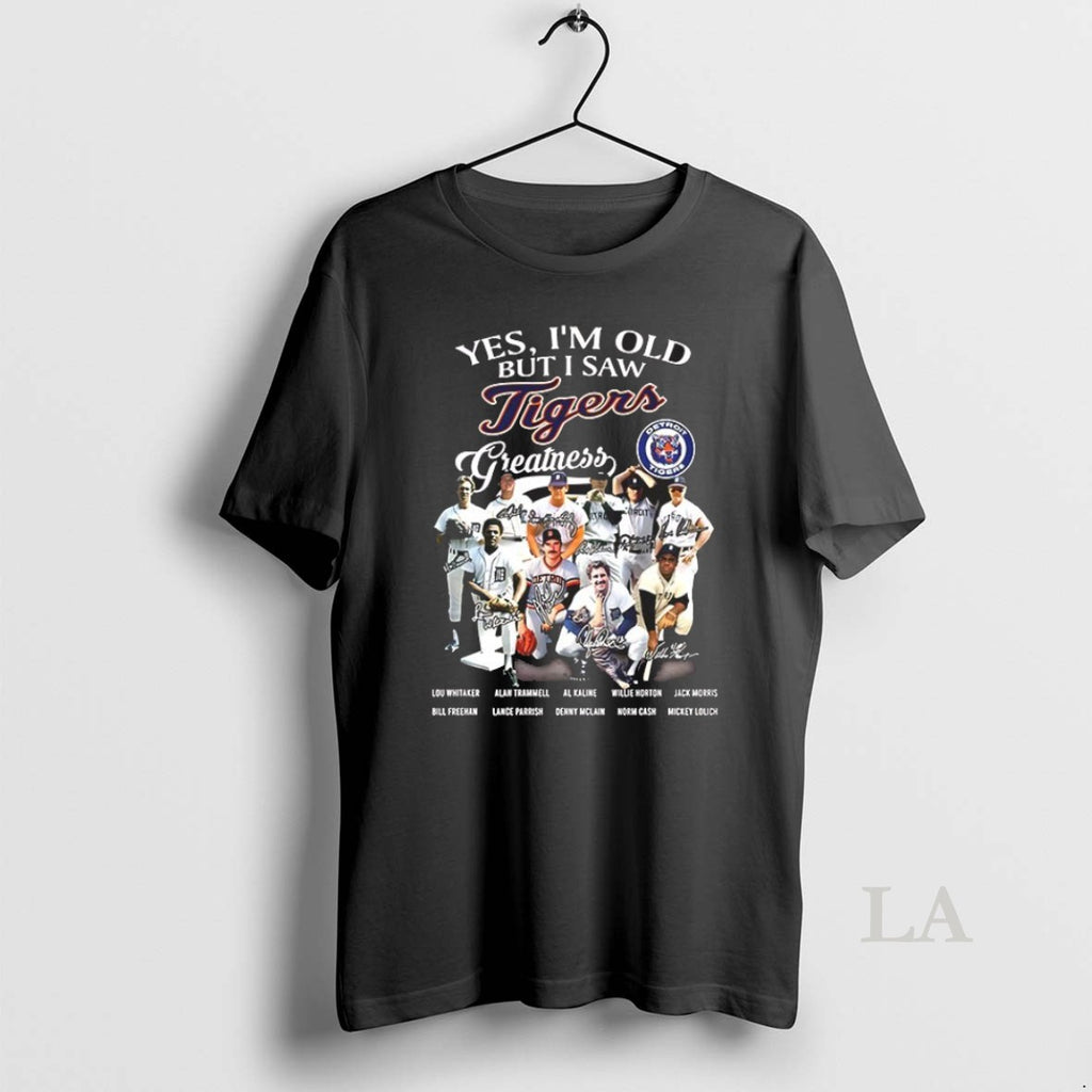 Top Yes Im Old But I Saw Tigers Greatness Team Graphic Signature 2025